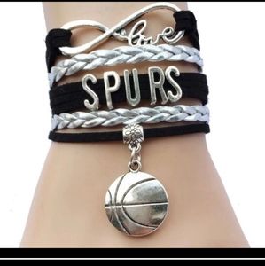 NBA San Antonio Spurs Infinity Love Bracelet